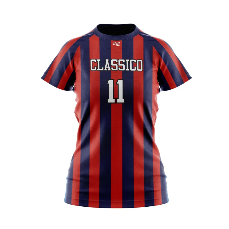 Classico Raglan Soccer Jersey - Womens sold by FE Custom