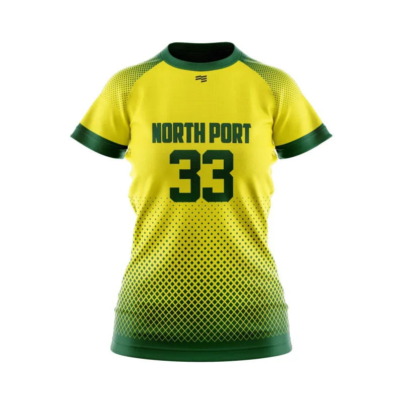 Custom North Port Raglan Soccer Jersey - Womens sold by FE Custom