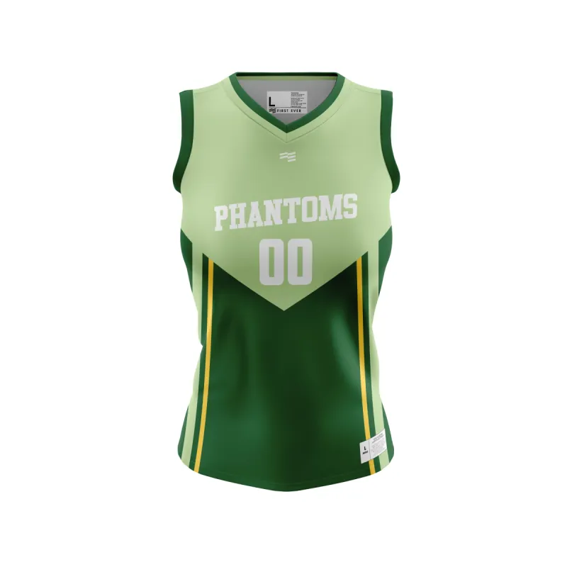 Phantoms Basketball Jersey - Womens sold by FE Custom