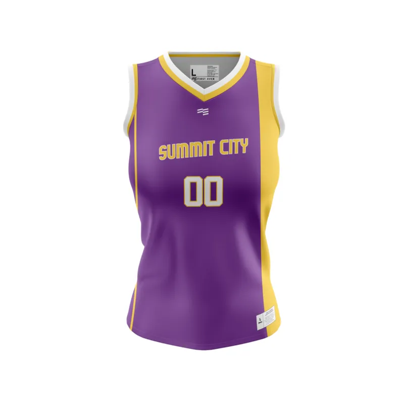 Summit City Basketball Jersey - Womens sold by FE Custom