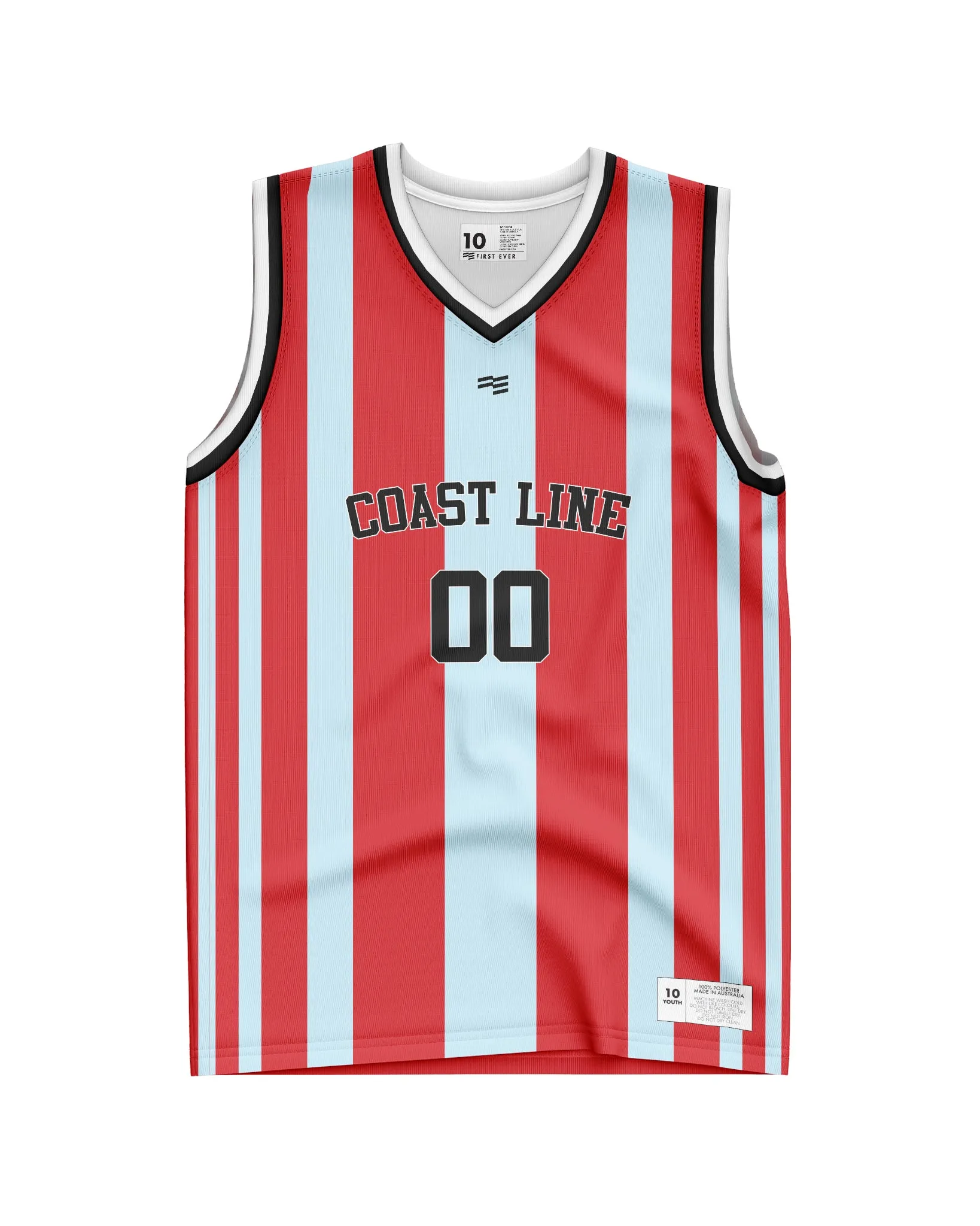 Coastline Basketball Jersey - Youth sold by FE Custom