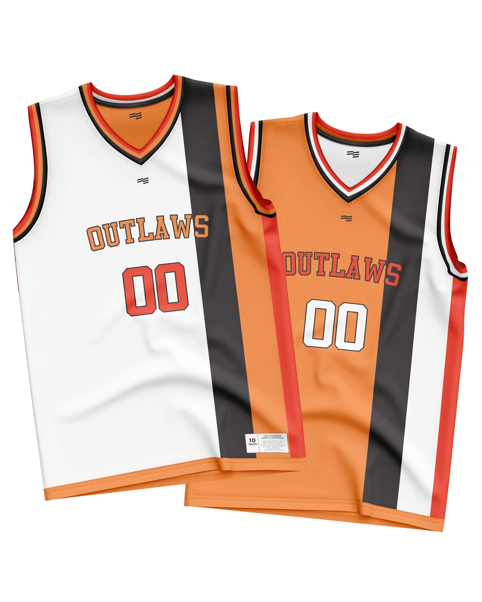 Outlaws Reversible Jersey - Youth sold by FE Custom
