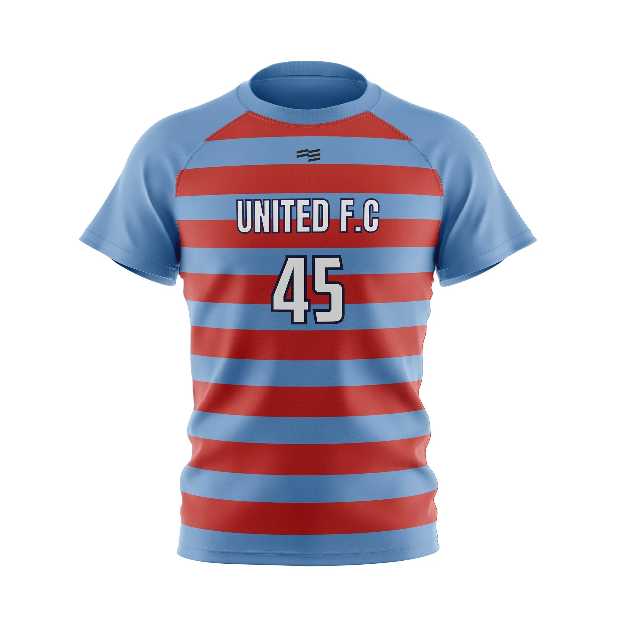 Custom United FC Raglan Soccer Jersey - Youth sold by FE Custom