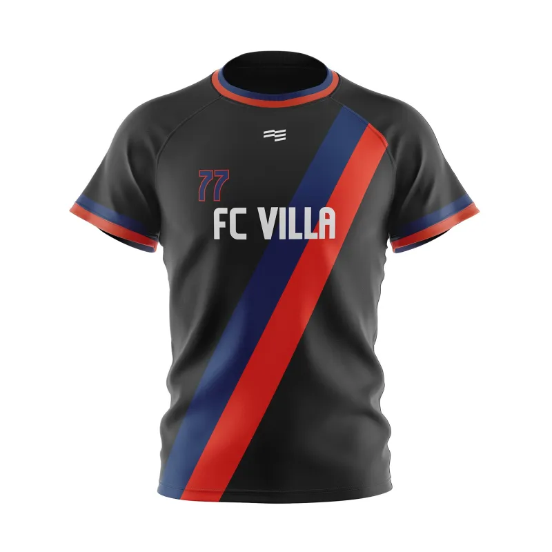 Custom FC Villa Raglan Soccer Jersey - Youth sold by FE Custom
