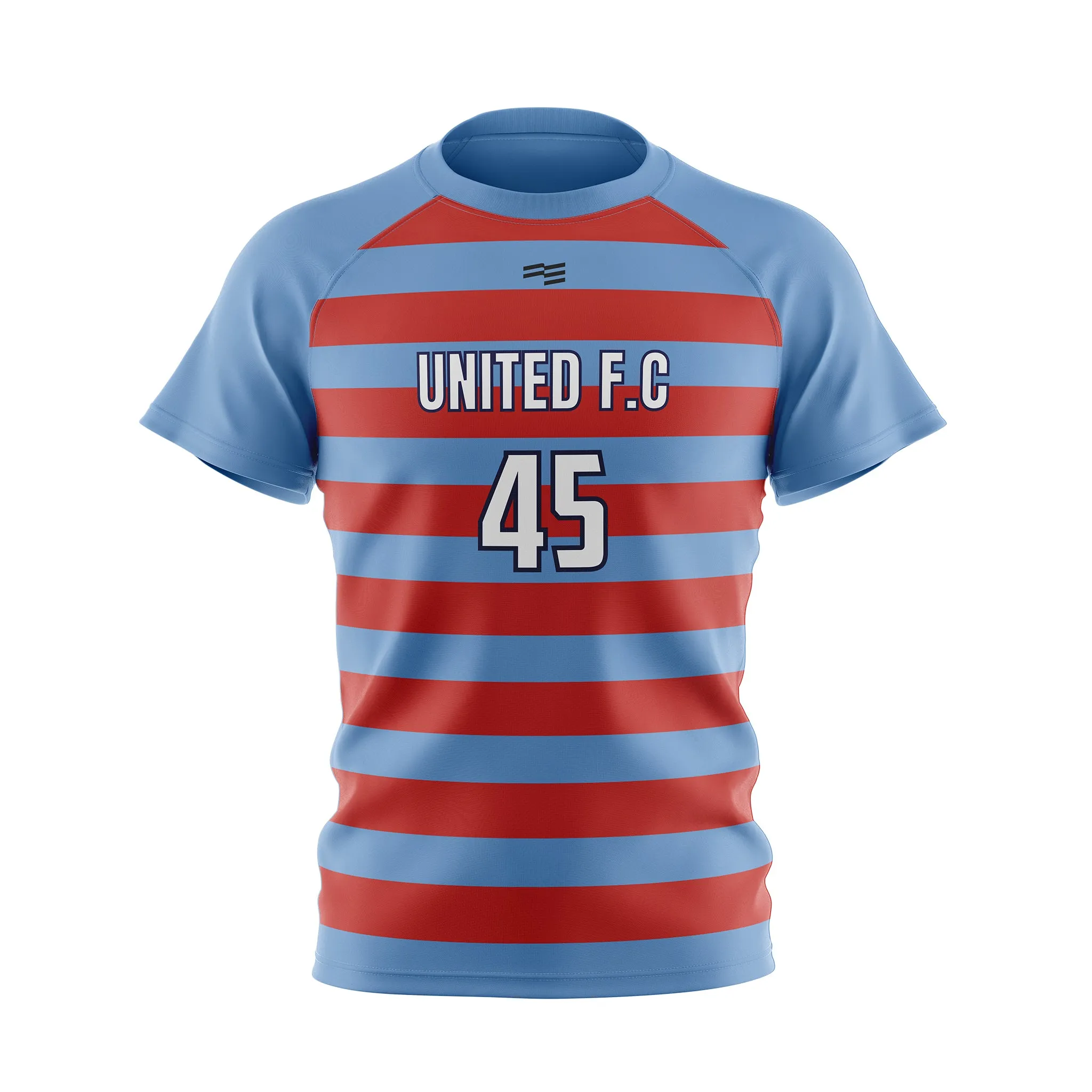 United FC Raglan Soccer Jersey - Youth sold by FE Custom