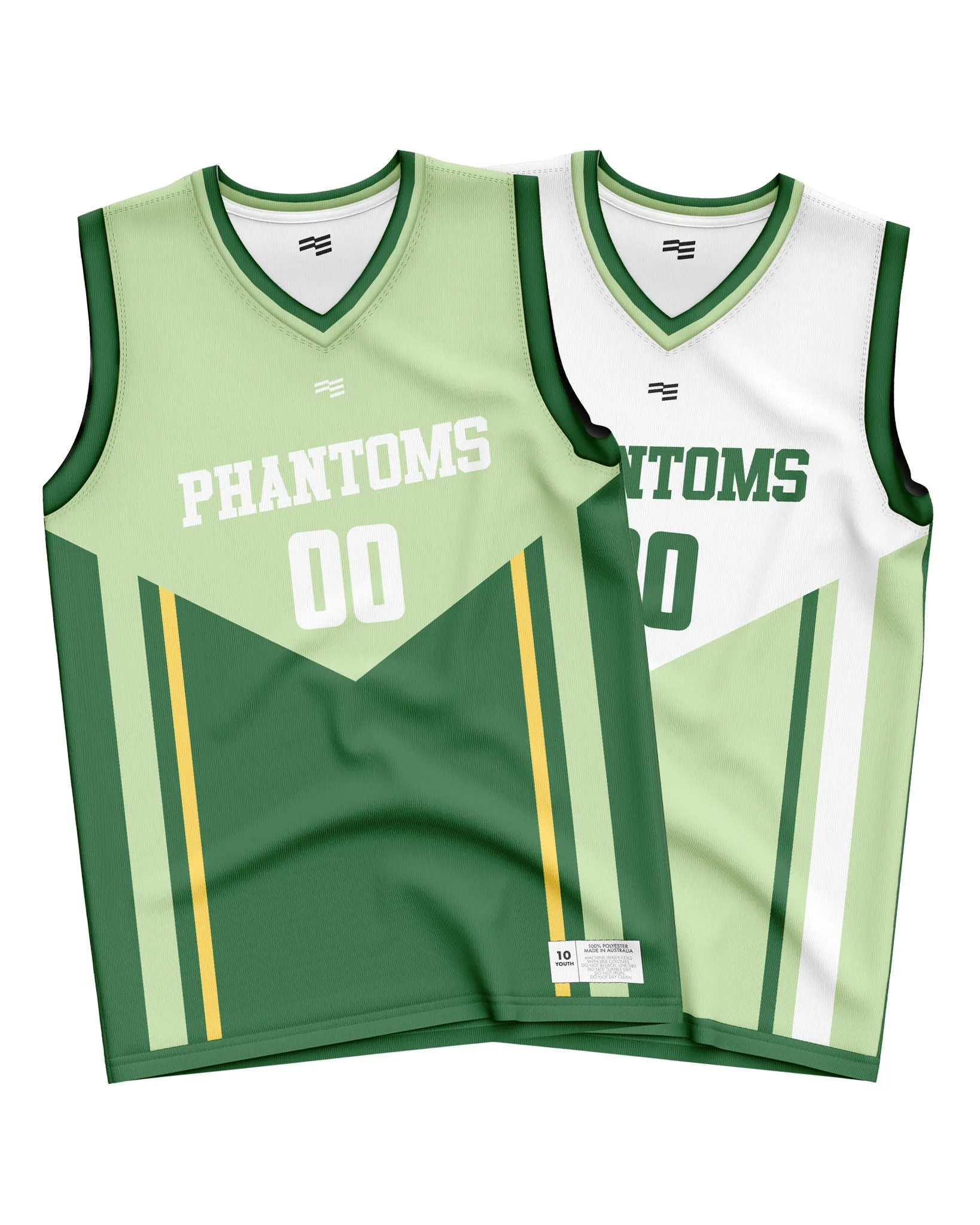 Phantoms Reversible Jersey - Youth sold by FE Custom