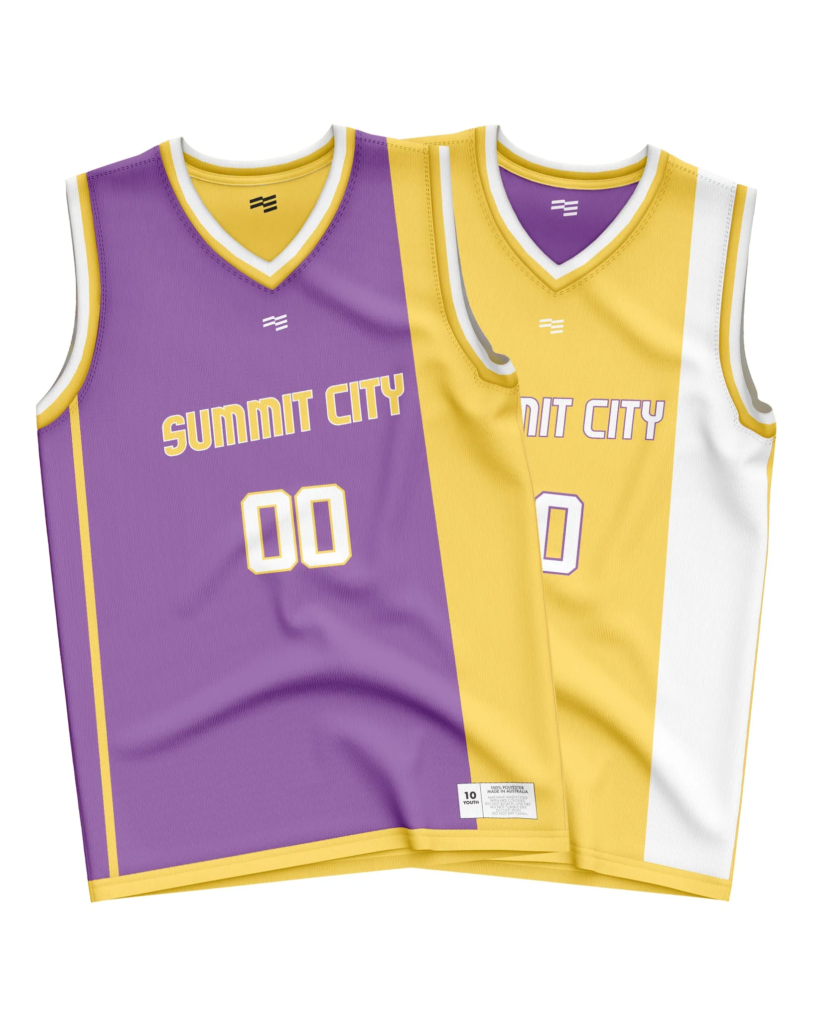 Summit City Reversible Jersey - Youth sold by FE Custom