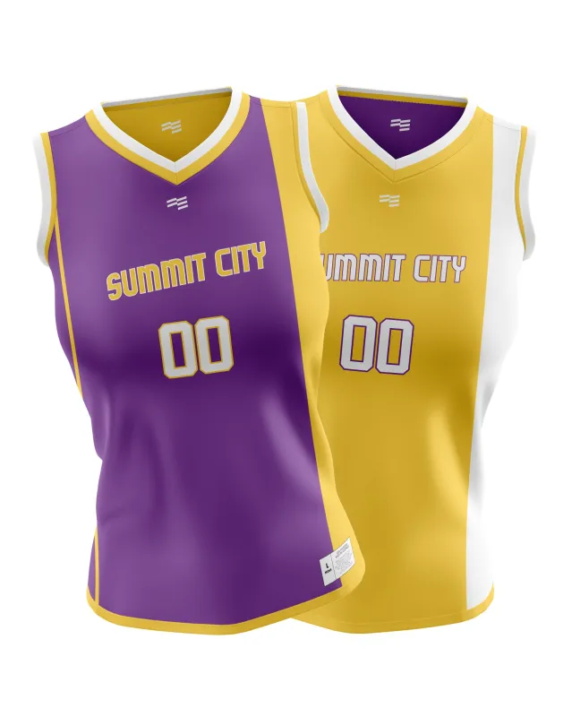 Summit City Reversible Jersey - Womens sold by FE Custom