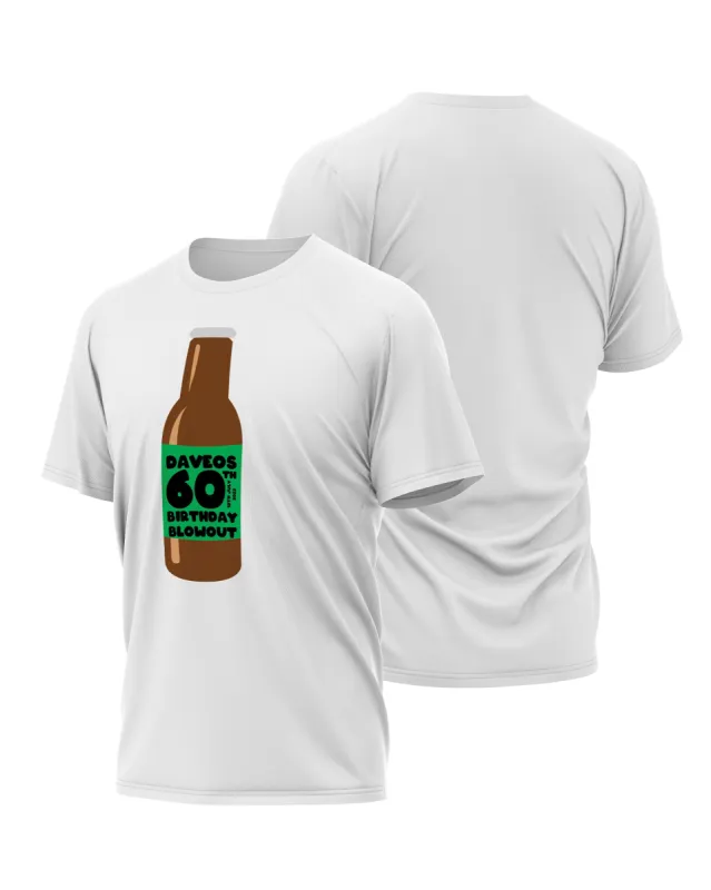 Custom Lifestyle T-Shirt White - Mens (Front Only) sold by FE Custom
