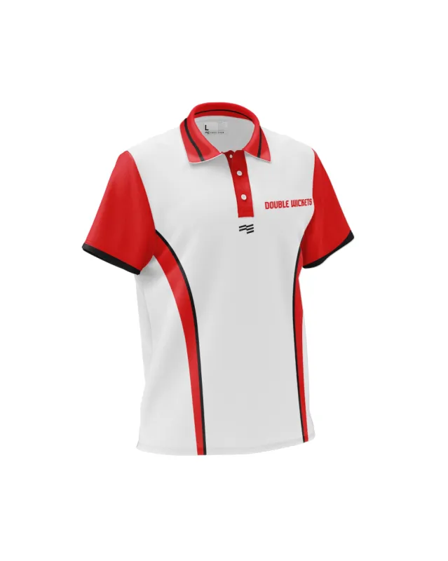 Double Wickets Cricket Polos - Mens sold by FE Custom