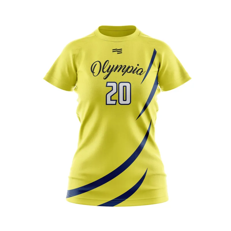 Custom Olympia Raglan Soccer Jersey - Womens sold by FE Custom