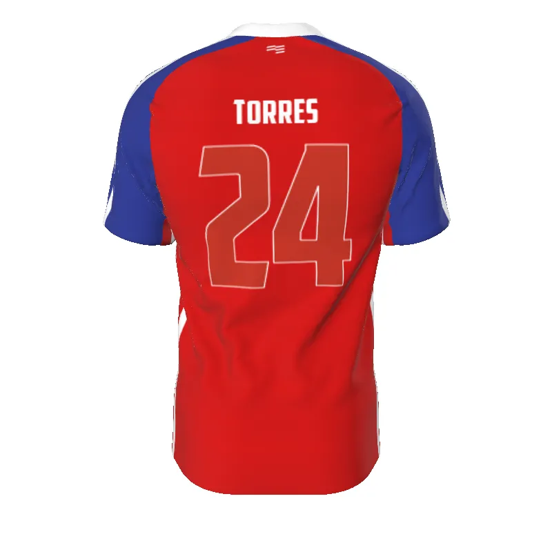 Fortuna - Mens Raglan Soccer Jersey (1 items) sold by FE Custom product image thumbnail 2