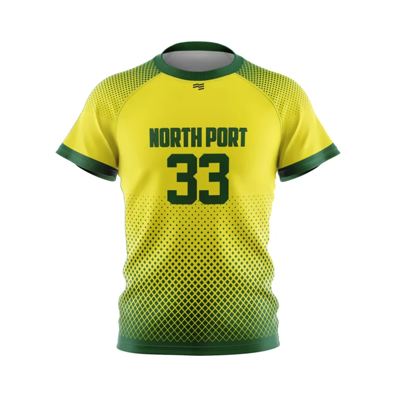 North Port Raglan Soccer Jersey - Mens sold by FE Custom