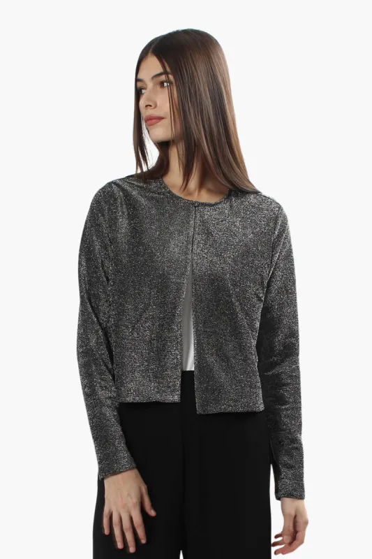Limite Single Button Open Cardigan - Black sold by Fairweather
