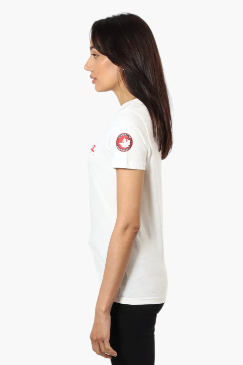 Canada Weather Gear Canada Print Tee - White sold by Fairweather product image thumbnail 3