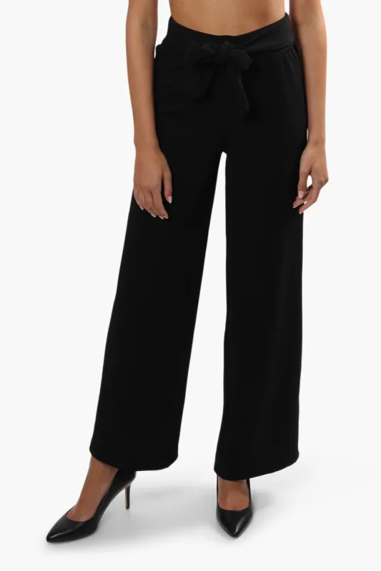 Impress Belted Wide Leg Pants - Black sold by Fairweather