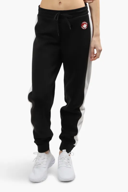 Canada Weather Gear Solid Side Stripe Joggers - Black made by Fairweather