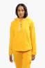 Fahrenheit Fleece Henley Hoodie - Yellow sold by Fairweather