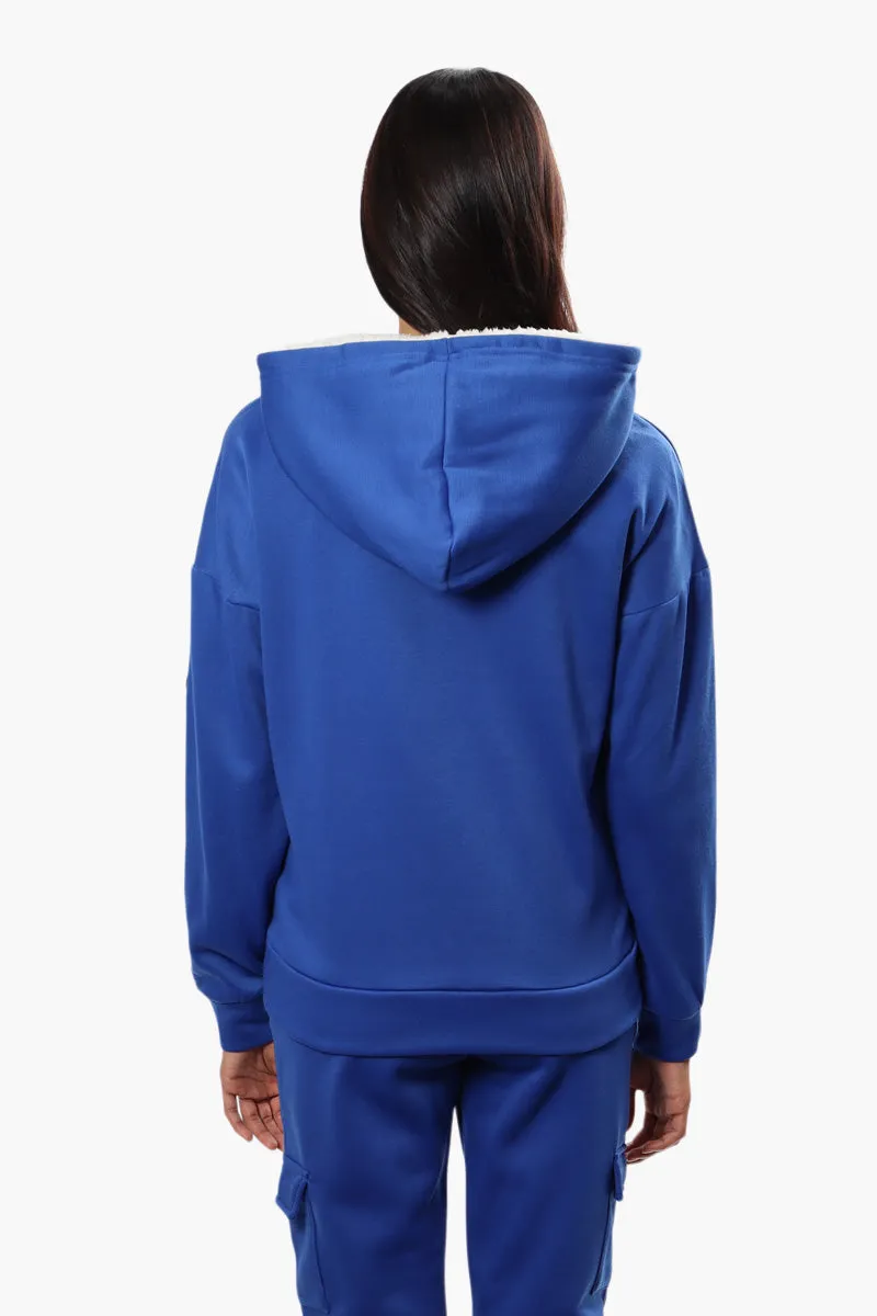 Canada Weather Gear Sherpa Lined Hoodie - Blue sold by Fairweather product image thumbnail 4