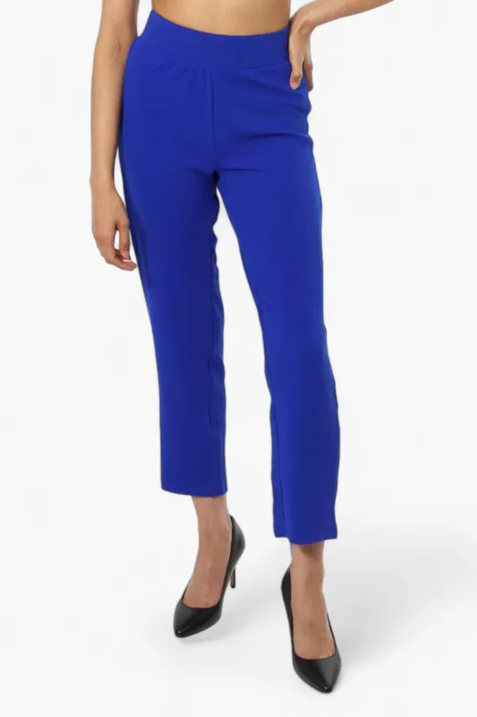 Impress Basic Wide Leg Pants - Blue sold by Fairweather