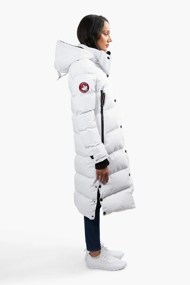Canada Weather Gear Long Puffer Parka Jacket - White sold by Fairweather product image thumbnail 3