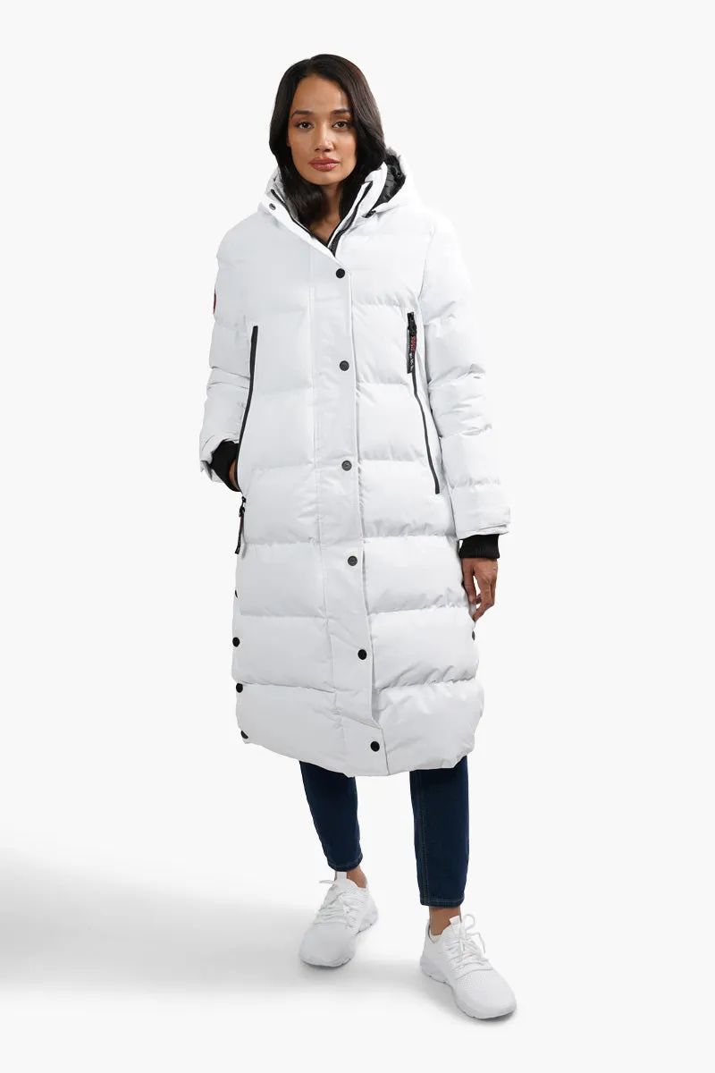 Canada Weather Gear Long Puffer Parka Jacket - White sold by Fairweather product image thumbnail 2