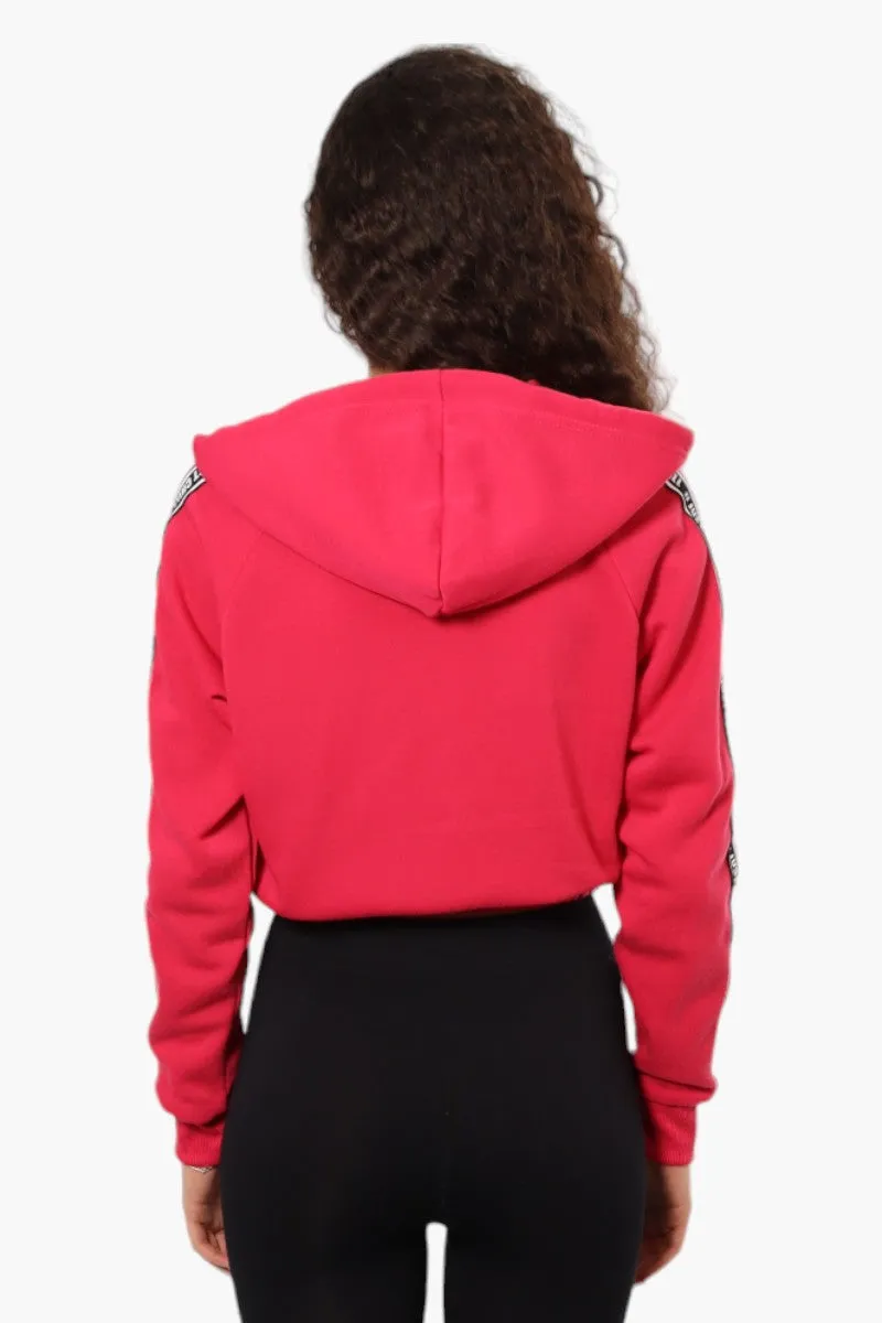 New Look Chilling Tape Sleeve Hoodie - Magenta sold by Fairweather product image thumbnail 4