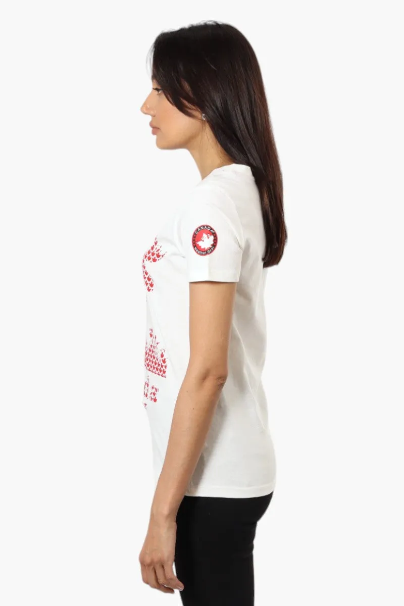 Canada Weather Gear Moose Print Tee - White sold by Fairweather product image thumbnail 3