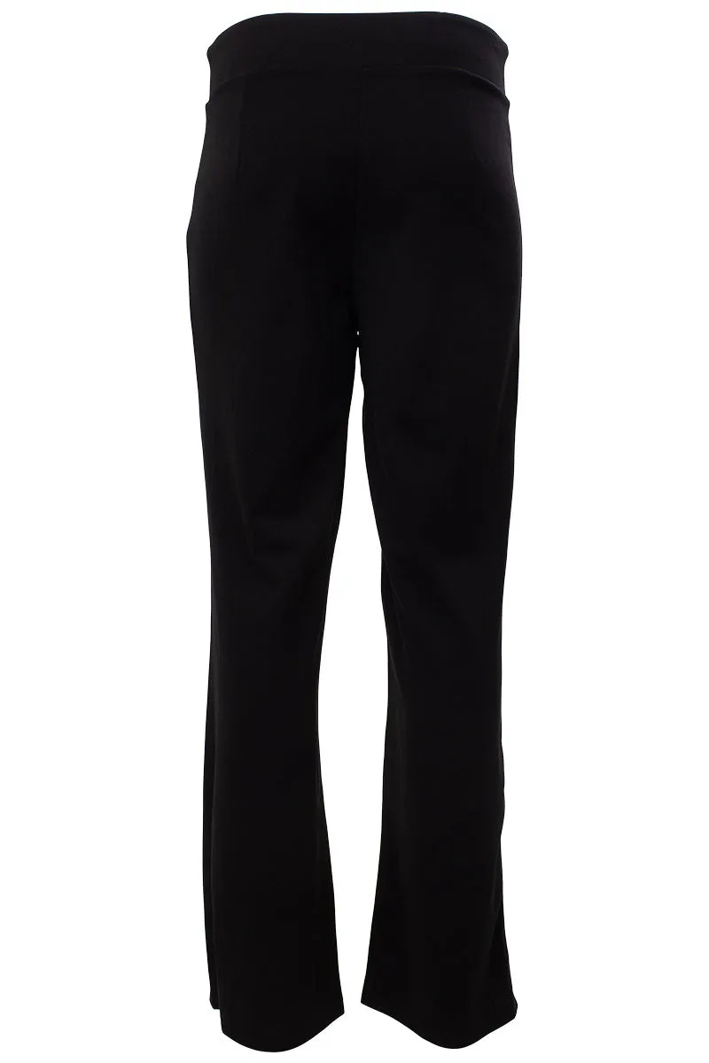 Solid Zip Pocket Wide Leg Pants - Black sold by Fairweather product image thumbnail 3