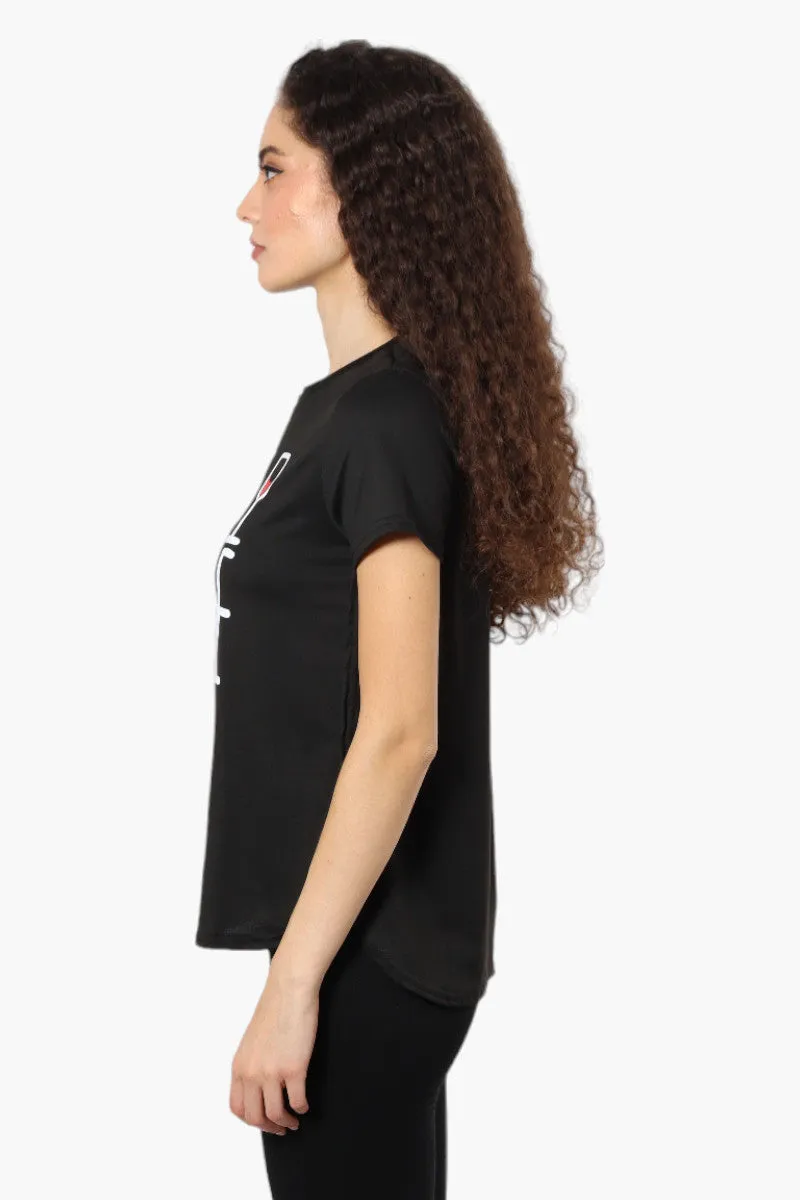 Magazine It's Wine O'Clock Print Tee - Black sold by Fairweather product image thumbnail 3