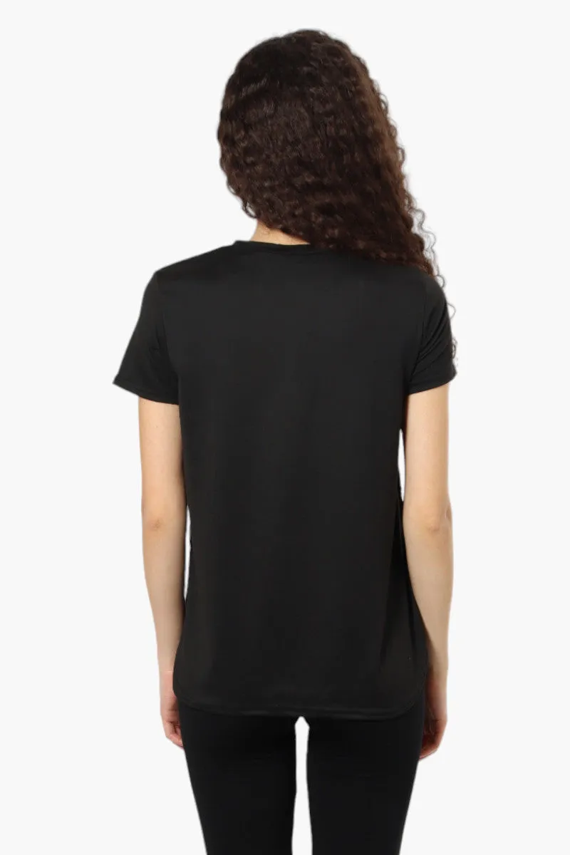 Magazine It's Wine O'Clock Print Tee - Black sold by Fairweather product image thumbnail 4