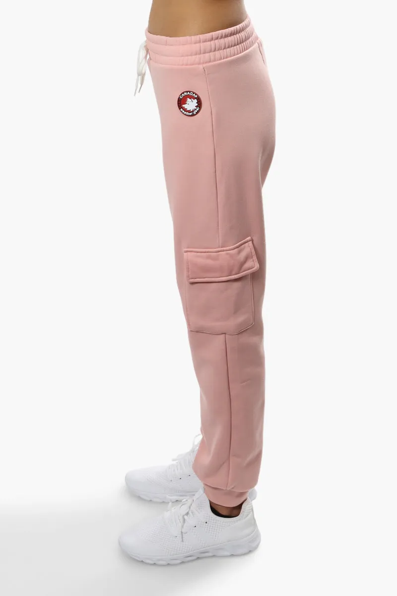 Canada Weather Gear Tie Waist Cargo Joggers - Pink sold by Fairweather product image thumbnail 3