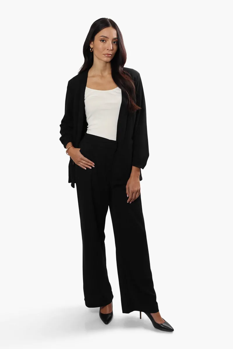 Limite Solid Wide Leg Pants - Black sold by Fairweather product image thumbnail 2