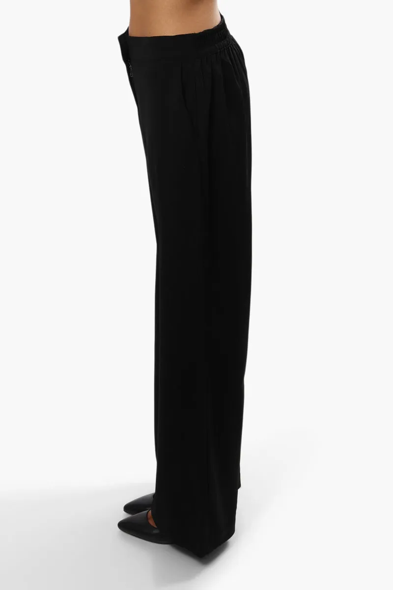 Limite Solid Wide Leg Pants - Black sold by Fairweather product image thumbnail 3