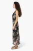 Majora Floral Mesh Maxi Dress - Black sold by Fairweather