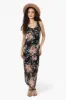 Majora Floral Mesh Maxi Dress - Black sold by Fairweather