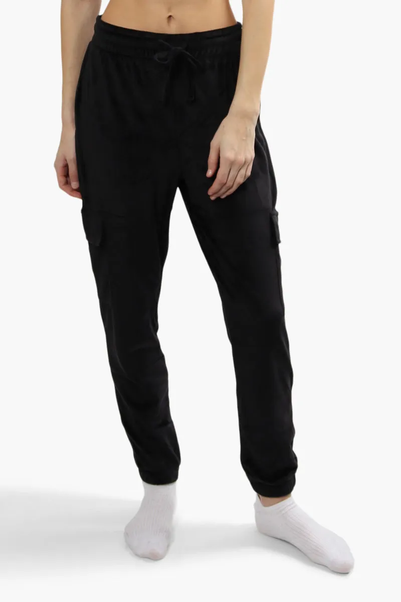 Mikk Cargo Waist Tie Joggers - Black sold by Fairweather