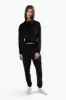 Mikk Cargo Waist Tie Joggers - Black sold by Fairweather