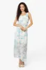 Limite Floral Sleeveless Tank Maxi Dress - White sold by Fairweather