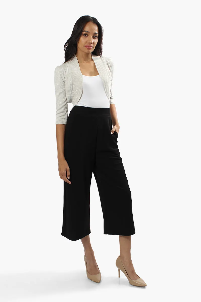 Limite 3/4 Sleeve Open Shrug Cardigan - Cream sold by Fairweather product image thumbnail 2