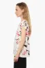 Impress Floral Cap Sleeve Shirt - White sold by Fairweather