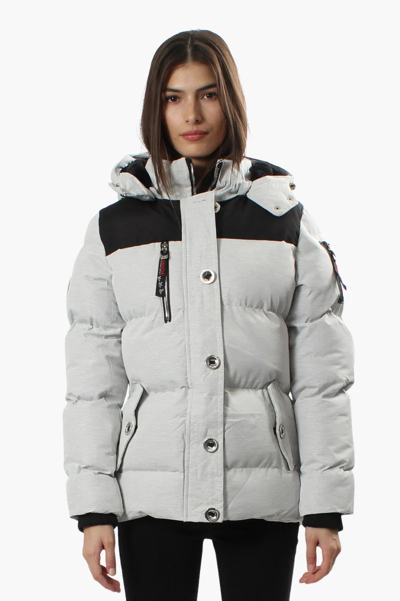 Canada Weather Gear Flap Pocket Parka Jacket - Grey sold by Fairweather