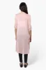 Magazine Roll Up Sleeve Open Duster Cardigan - Pink sold by Fairweather