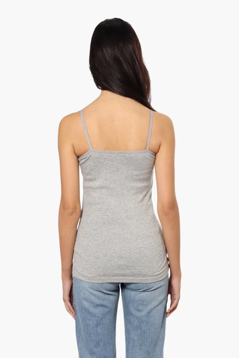 Majora Solid Basic Cami Tank Top - Grey sold by Fairweather product image thumbnail 4