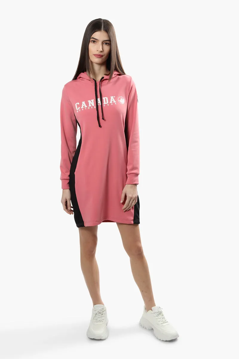 Canada Weather Gear Side Panel Tunic Hoodie - Pink sold by Fairweather product image thumbnail 2