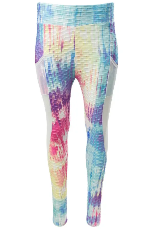 Full Length Waffle Leggings - Multi sold by Fairweather