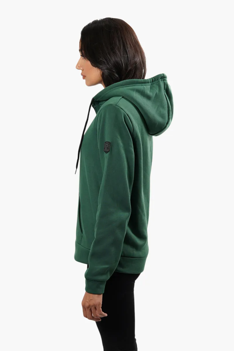Fahrenheit Sherpa Lined Front Zip Hoodie - Green sold by Fairweather product image thumbnail 3
