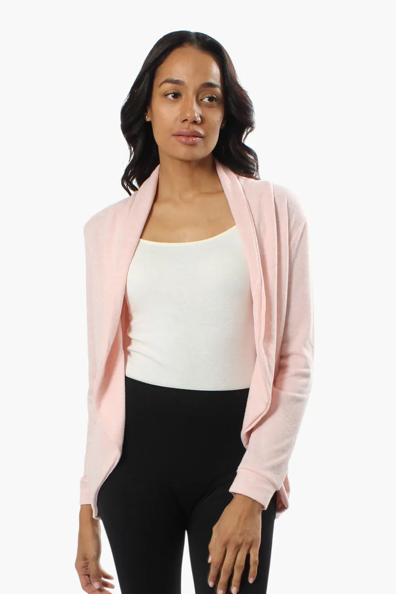 Runaway Bay Long Sleeve Open Cardigan - Pink sold by Fairweather