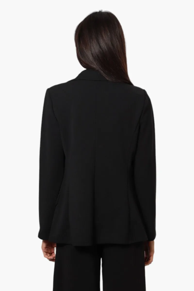 Limite Solid 2 Button Blazer - Black sold by Fairweather product image thumbnail 4