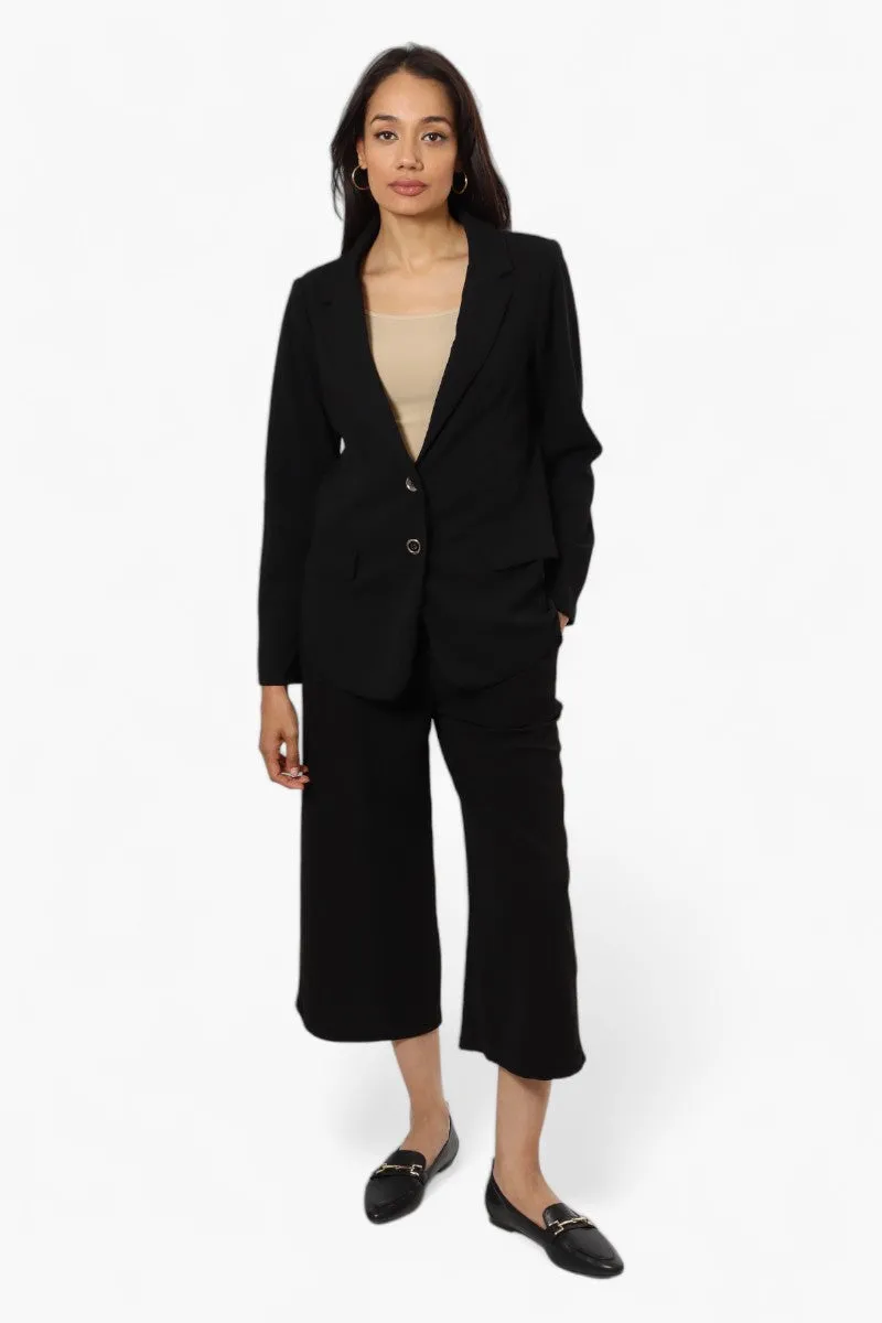 Limite Solid 2 Button Blazer - Black sold by Fairweather product image thumbnail 2